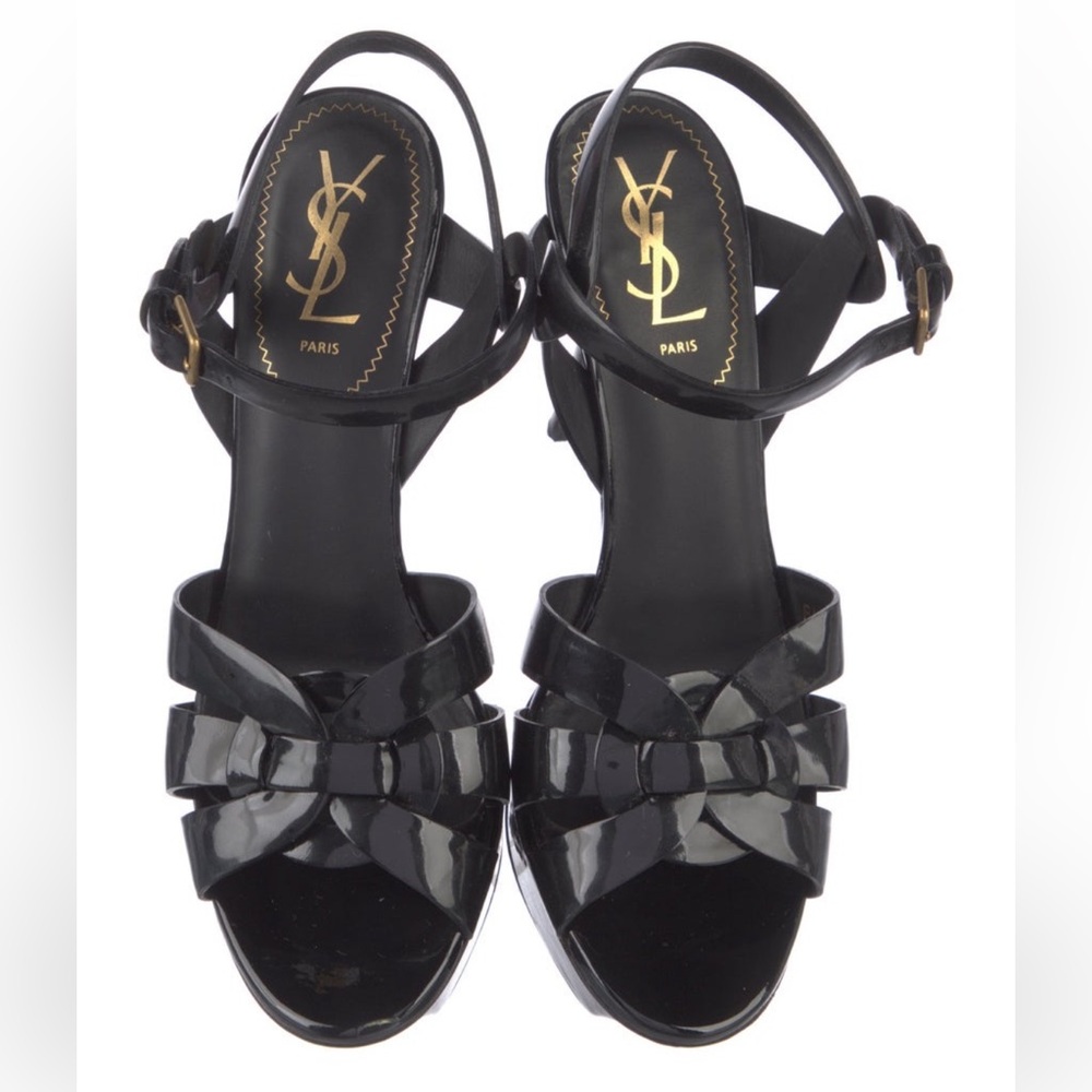 Yves Saint Laurent Patent Leather Heels - Picture 3 of 5